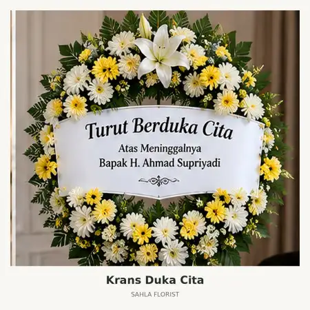 Krans Bunga Duka Pekalipan
